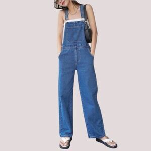 Dazy Denim Jeans Overalls Women's Size L Farm Barn Ranch Carpenter Streetwear